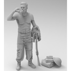 Black Snake En-05 1/35 British Soldier Normandy 1944 Ww2 Resin Figure