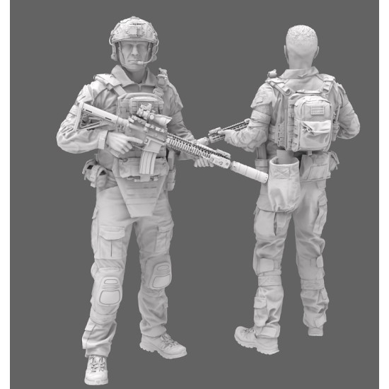 Black Snake Uks-01 1/35 Ukrainian Soldier Resin Figure