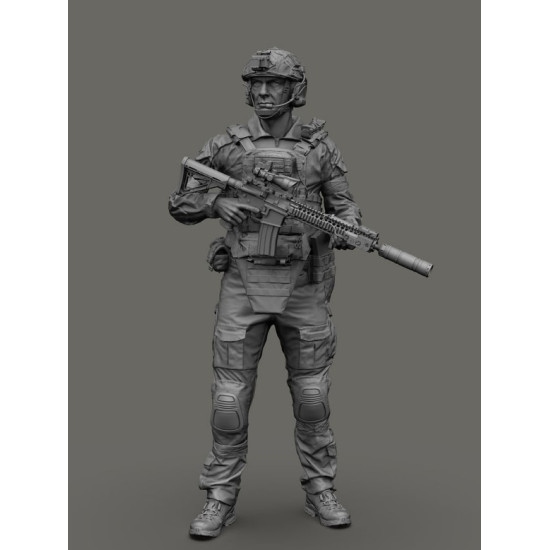 Black Snake Uks-01 1/35 Ukrainian Soldier Resin Figure