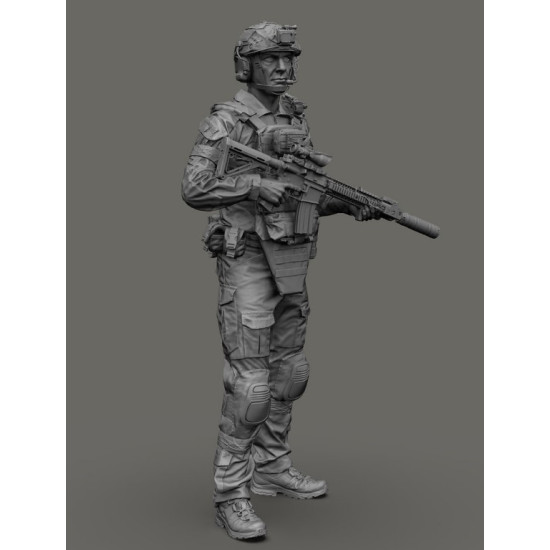 Black Snake Uks-01 1/35 Ukrainian Soldier Resin Figure