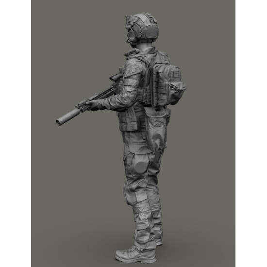 Black Snake Uks-01 1/35 Ukrainian Soldier Resin Figure