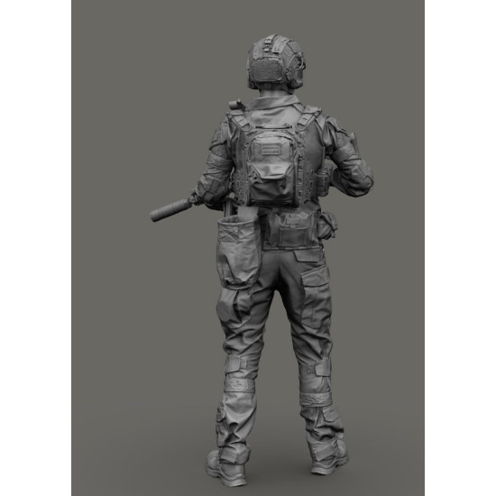 Black Snake Uks-01 1/35 Ukrainian Soldier Resin Figure
