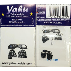 Yahu Model Yma4935 1/48 Instrument Panel M18 Dromader For Ibg