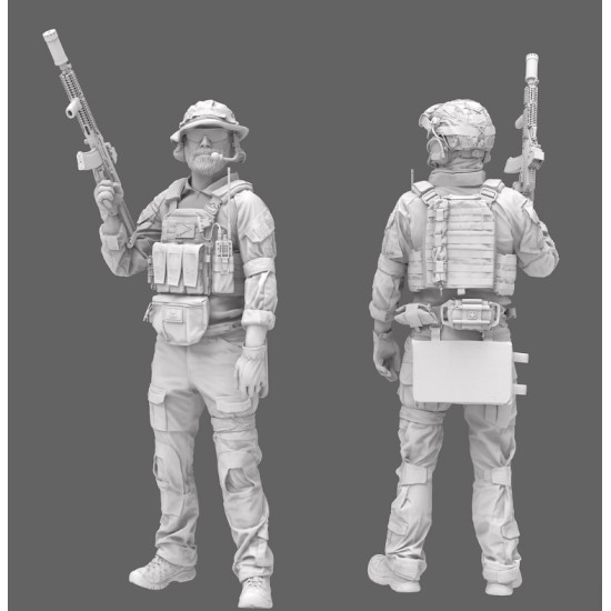 Black Snake Uks-02 1/35 Ukrainian Soldier Resin Figure