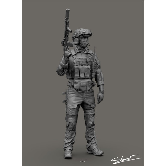 Black Snake Uks-02 1/35 Ukrainian Soldier Resin Figure