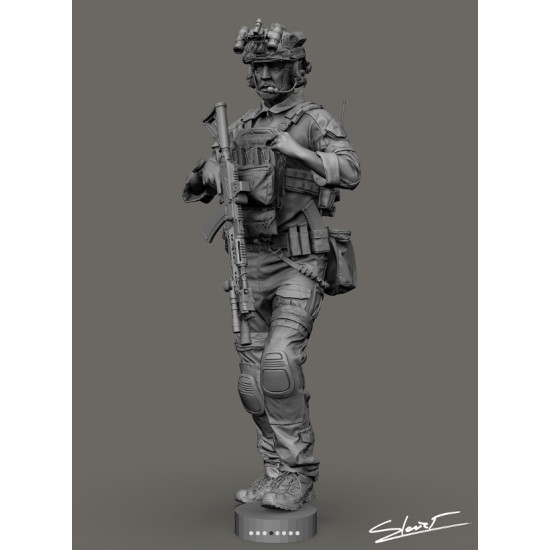 Black Snake Uks-03 1/35 Ukrainian Soldier Resin Figure