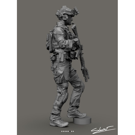 Black Snake Uks-03 1/35 Ukrainian Soldier Resin Figure