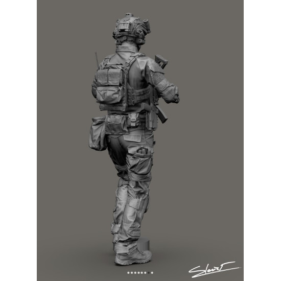 Black Snake Uks-03 1/35 Ukrainian Soldier Resin Figure