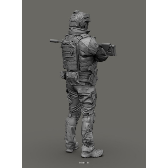 Black Snake Uks-04 1/35 Ukrainian Soldier Resin Figure
