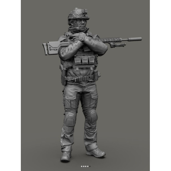 Black Snake Uks-04 1/35 Ukrainian Soldier Resin Figure