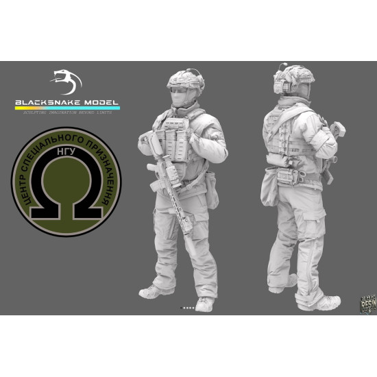 Black Snake Uks-05 1/35 Ukrainian Soldier Resin Figure