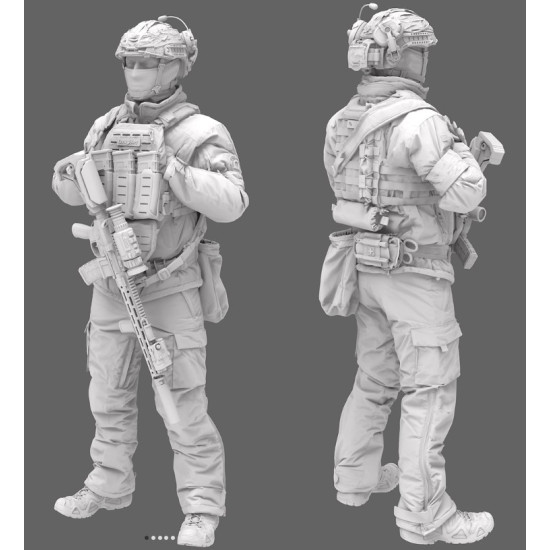 Black Snake Uks-05 1/35 Ukrainian Soldier Resin Figure