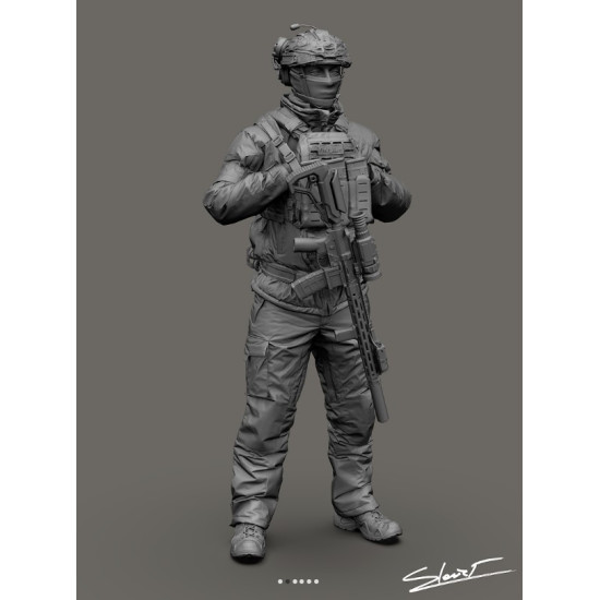 Black Snake Uks-05 1/35 Ukrainian Soldier Resin Figure