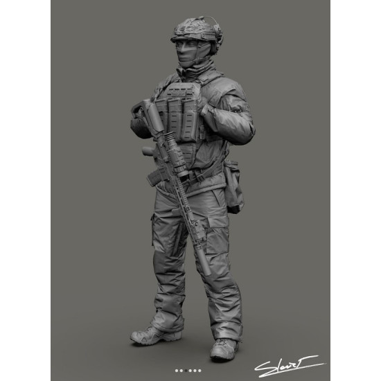 Black Snake Uks-05 1/35 Ukrainian Soldier Resin Figure