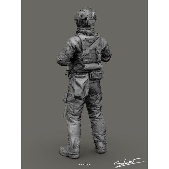 Black Snake Uks-05 1/35 Ukrainian Soldier Resin Figure