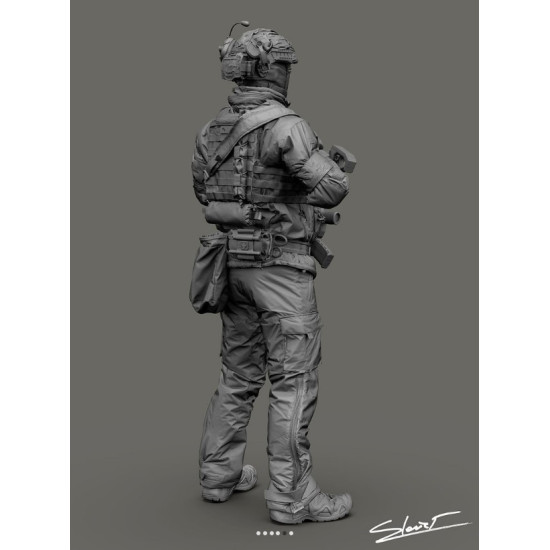 Black Snake Uks-05 1/35 Ukrainian Soldier Resin Figure