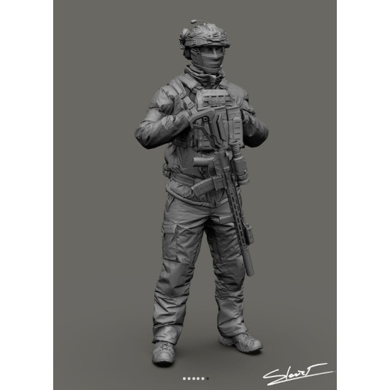 Black Snake Uks-05 1/35 Ukrainian Soldier Resin Figure