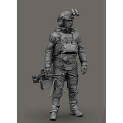 Black Snake Uks-06 1/35 Ukrainian Omega Special Forces Operator Gunner Resin Figure