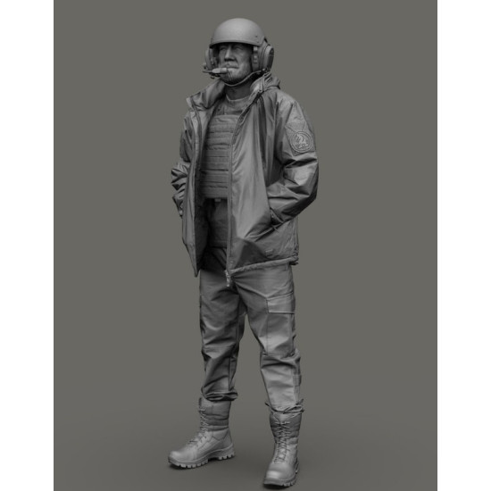 Black Snake Uks-07 1/35 Ukrainian Bradley Crewman 47th Mechanized Brigade Resin Figure