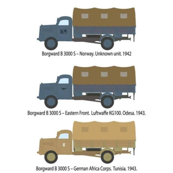 Roden 740 1/72 Borgward B3000 Plastic Model Kit