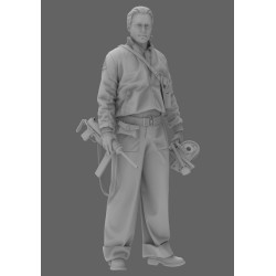 Black Snake 2nd-02 1/35 2nd Armored Infantry Team Leader Ww2 Resin Figure Kit
