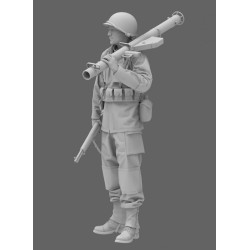 Black Snake 2nd-07 1/35 2nd Armored Infantry Soldier Ww2 Resin Figure Kit