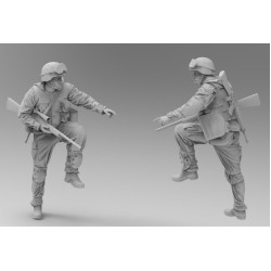 Black Snake Usmc-03 1/35 Us Marines Operation Iraqi Freedom 2 Figures In Kit