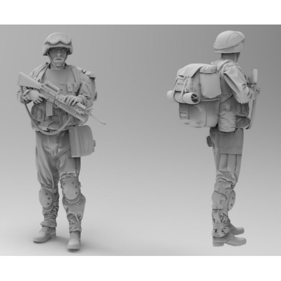 Black Snake Usmc-11 1/35 Us Marines Operation Iraqi Freedom Resin Figure Kit