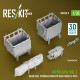 Reskit Rs-avu35-0009 1/35 Merkava Mk 3 Rear Hull Storage Baskets W/O Cover 2 Pcs For Meng Kit 3d Printed