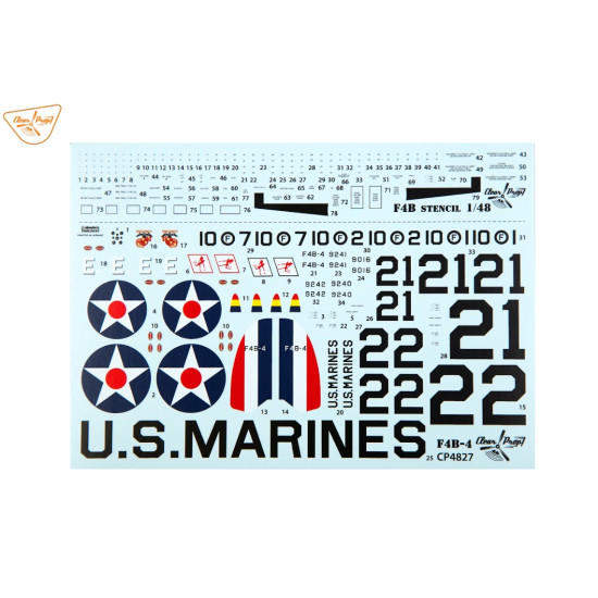 Clear Prop 4827 1/48 F4b-4 U S Marines Plastic Model Kit