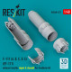 Reskit Rsu48-0473 1/48 F-111 A B C D E Ef-111 Exhaust Nozzles Open Closed For Academy Kit 3d Printed