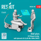 Reskit Rsf48-0185 1/48 Usaf Pilots 2 Pcs M1 Weaver Trolley With Hydraulic Lift An-m64 500lb Ww2 3d Printed