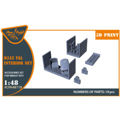 Clear Prop Cpa48119 1/48 D3a2 Val Interior Set For Wingsy Kits/ 3d Print