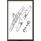 Clear Prop Cpa48129 1/48 Bf-109e Wheel Bay For Wingsy Kits/ 3d Print