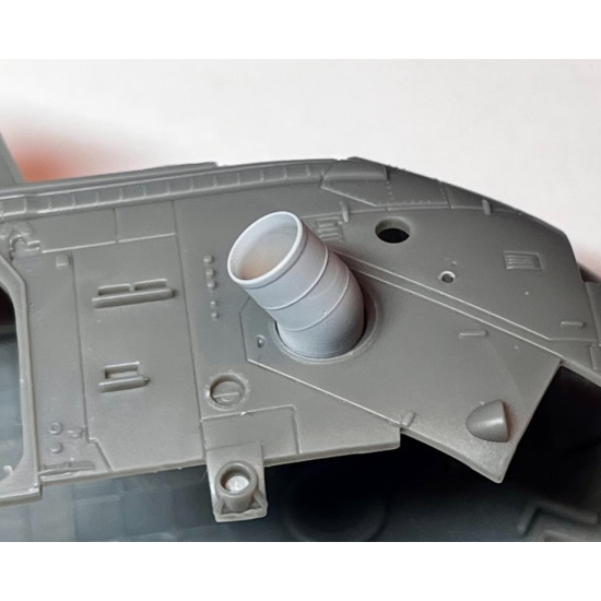 Clear Prop Cpa72207 1/72 Wessex Hc 2 Exhausts For Airfix Kit 3d Print