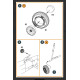 Clear Prop Cpa72210 1/72 Wessex Hc 2 Wheel Set Type 1 For Airfix Kit 3d Print
