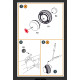 Clear Prop Cpa72211 1/72 Wessex Hc 2 Wheel Set Type 2 For Airfix Kit 3d Print