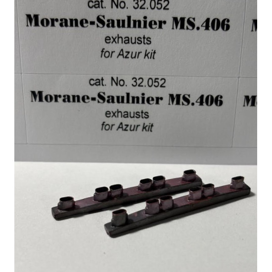 Rexx 32052 1/32 Exhausts For Morane-saulnier Ms 406 For Azur Kit