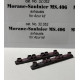 Rexx 32052 1/32 Exhausts For Morane-saulnier Ms 406 For Azur Kit