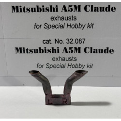 Rexx 32087 1/32 Exhausts For Mitsubishi A5m Claude For Special Hobby