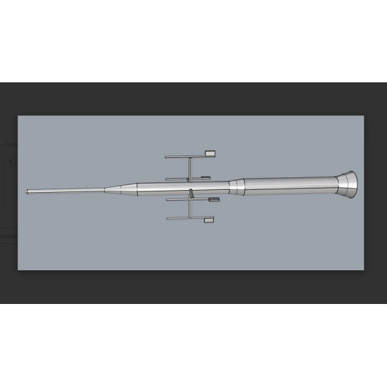 Cat4-r32016 1/32 Shock Sensing Probe Resin Model