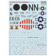 Print Scale 48-261 1/48 Decal For P-38 Lightning In Bare Metal Part 2
