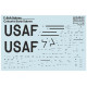 Print Scale 48-311 1/48 Decal For F-86a Colorful Early Sabres The Complete Set 2 Leaf Part 4