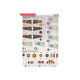 Print Scale 72-445 1/72 Decal For British National Insignia. Hawker Hurricane The Complete Set 1 5 Leaf