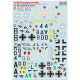 Print Scale 72-494 1/72 Decal For Ju-88 Western Front The Complete Set 1/5 Leaf
