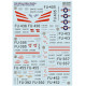Print Scale 72-495 1/72 Decal For F-86 Sabres Of The Fighter Bomber Groups The Complete Set 2 Leaf