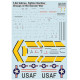 Print Scale 72-495 1/72 Decal For F-86 Sabres Of The Fighter Bomber Groups The Complete Set 2 Leaf