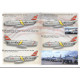 Print Scale 72-495 1/72 Decal For F-86 Sabres Of The Fighter Bomber Groups The Complete Set 2 Leaf