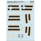 Print Scale 72-546 1/72 Decal For Grumman Tbf/M Avenger D-day Invasion Stripes