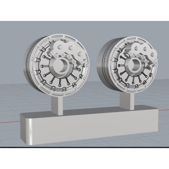 Cat4-r32014 1/32 F7u-3/3m/3p Cutlass Wheels Type1 Aircraft Accessories